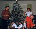 0330-Christmas1955, random Vicar, Richard, Judy, Marcia, Betty, Amos